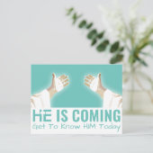 DER ZWEITE KOMMENDE POSTKARTE (Stehend Vorderseite)