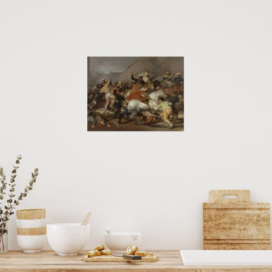 Der Zweite Mai 1808 oder Die Anklage des Mamelu Poster (Küche)