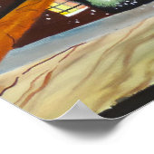 Der zweite Stern rechts. Peter Pan inspiriert Poster (Ecke)