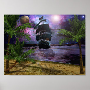 Der zweite Stern rechts. Poster