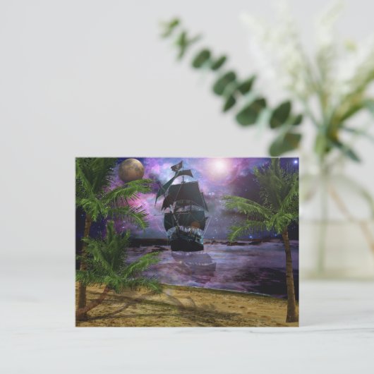 Der zweite Stern rechts. Postkarte (Stehend Vorderseite)