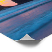 Der zweite Strand in Washington Poster (Ecke)