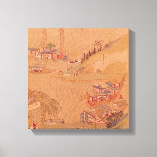 Der zweite Sui Kaiser, Yangdi Leinwanddruck (Vorderseite)