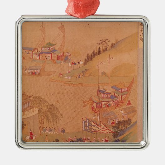 Der zweite Sui-Kaiser, Yangdi Silbernes Ornament (Vorne)