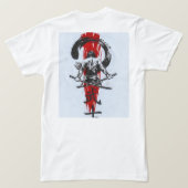 Der zweite T - Shirt - minimales modernes Design (Design Rückseite)