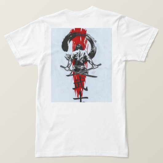 Der zweite T - Shirt - minimales modernes Design (Design Rückseite)