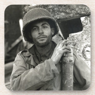 Der Zweite Weltkrieg Amerikas Soldat im Hurtgenwal Getränkeuntersetzer