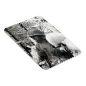 Der Zweite Weltkrieg Amerikas Soldat in Bastogne Magnet (Rechte Seite)