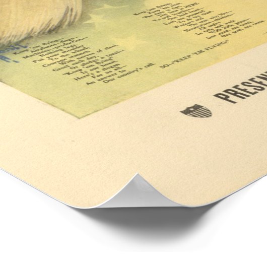 Der Zweite Weltkrieg Behielt 'Em Flying! Poster (Ecke)