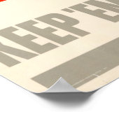 Der Zweite Weltkrieg Behielt 'Em Rolling! Poster (Ecke)