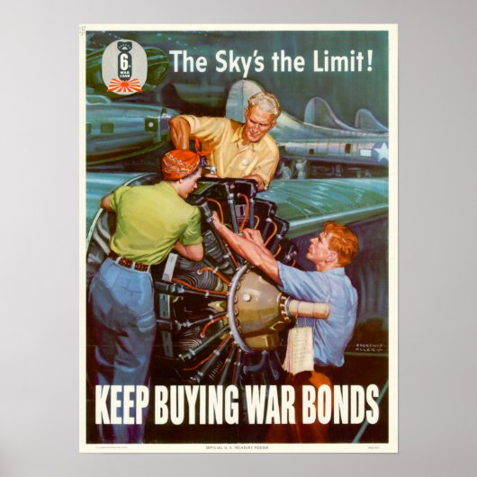 Der Zweite Weltkrieg Der Himmel ist das Limit! Poster (Vorne)