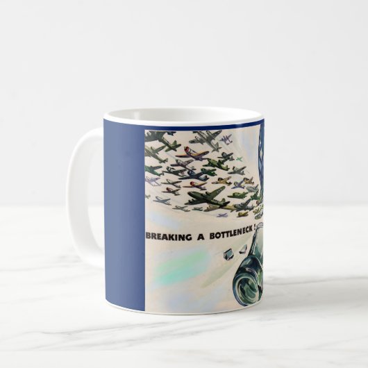 Der Zweite Weltkrieg - die militärische Luftfahrt Kaffeetasse (Vorderseite Links)