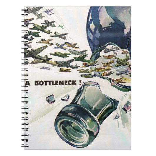 Der Zweite Weltkrieg - die militärische Luftfahrt Notizblock (Vorderseite)