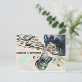 Der Zweite Weltkrieg - die militärische Luftfahrt Postkarte (Stehend Vorderseite)