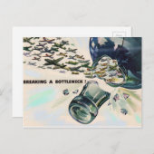 Der Zweite Weltkrieg - die militärische Luftfahrt Postkarte (Vorne/Hinten)