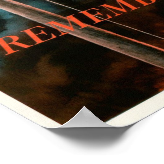 Der Zweite Weltkrieg Erinnern Sie sich am 7. Dezem Poster (Ecke)