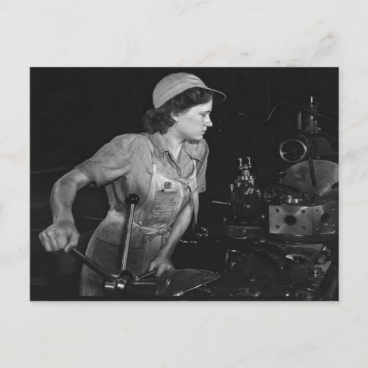 Der Zweite Weltkrieg Frauen auf der Postkarte für  (Vorderseite)