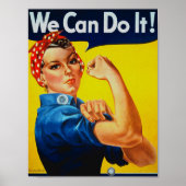 Der Zweite Weltkrieg können wir es mit dem Riveter Poster (Vorne)