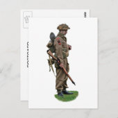 Der Zweite Weltkrieg "Tommy" Postkarte (Vorne/Hinten)