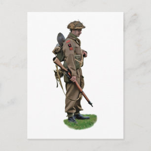 Der Zweite Weltkrieg "Tommy" Postkarte