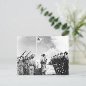 Der Zweite Weltkrieg würdigt gefallene Soldaten Postkarte (Stehend Vorderseite)