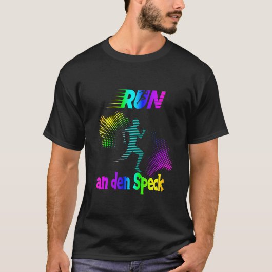 Der Zweitplatzierte beim Jogger-Joggen Runnin T-Shirt (Vorderseite)