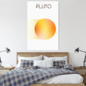Der Zwergplanet Pluto Leinwanddruck (Insitu (Schlafzimmer))