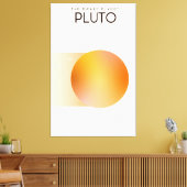 Der Zwergplanet Pluto Leinwanddruck (Insitu (Wohnzimmer))