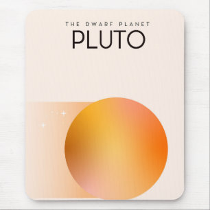 Der Zwergplanet Pluto Mousepad