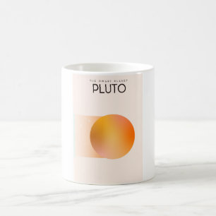 Der Zwergplanet Pluto Verwandlungstasse
