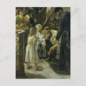 Der Zwölfjährige Jesus im Tempel, 1879 Postkarte (Vorderseite)