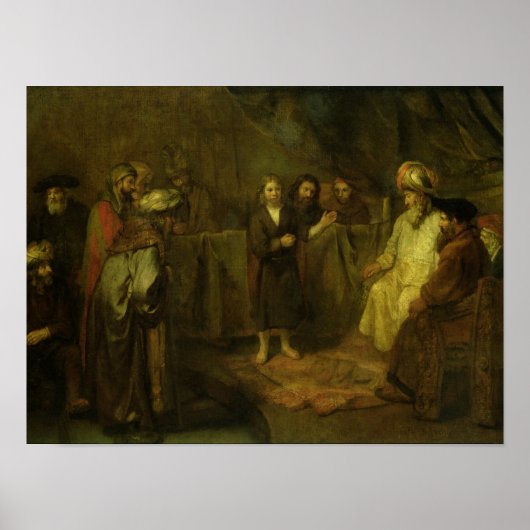 Der Zwölfjährige Jesus vor dem Poster (Vorne)