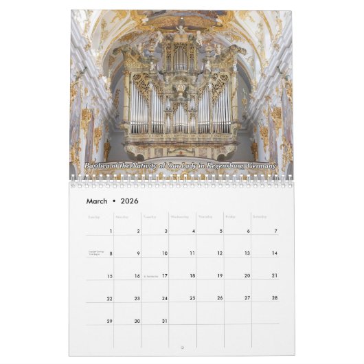 Der Zyklus der Pipe Kalender (Mär 2026)