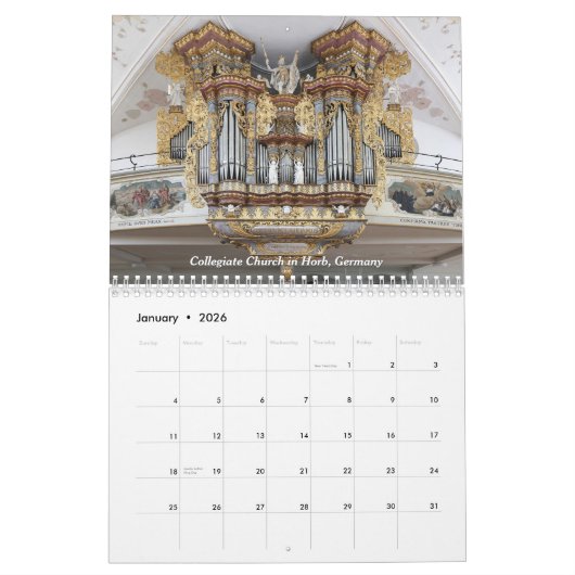 Der Zyklus der Pipe Kalender (Jan 2026)