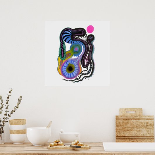 Der Zyklus des Lebens Poster (Küche)