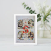 "Der Zyklus eines Jahrhunderts" - Vintage Sängerwe Postkarte (Stehend Vorderseite)