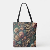 Deranged Decadence – Gothic Victorian Floral Tasche (Rückseite)