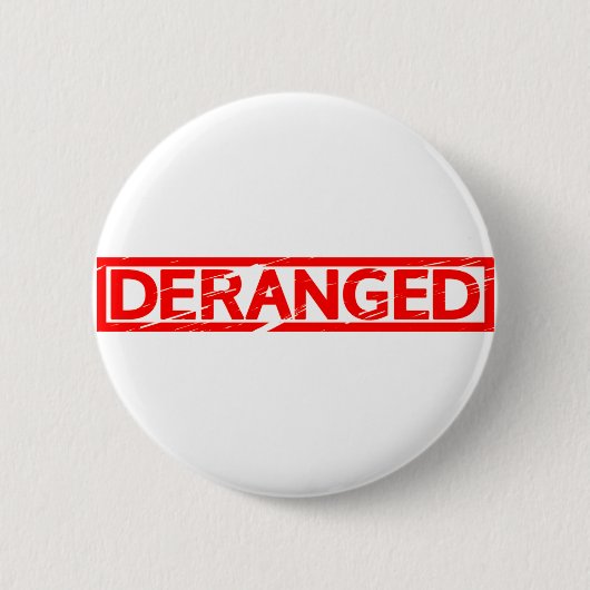 Derangierte Briefmarke Button (Vorderseite)
