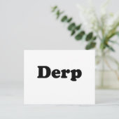 derben postkarte (Stehend Vorderseite)