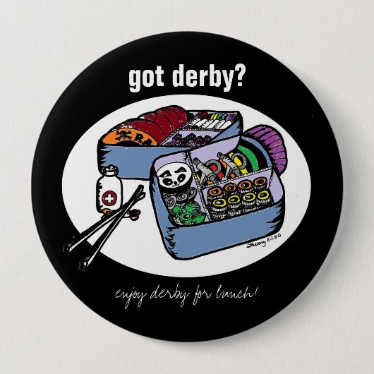 Derby bento button (Vorderseite)