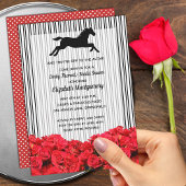 Derby Brautparty Rote Rosen Racehorse Einladung