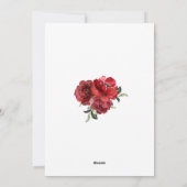 Derby Bridal Shower Einladung (Rückseite)