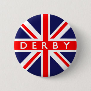 Derby: Britische Flagge Button