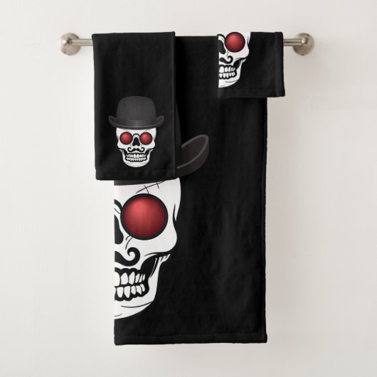Derby Costumed Skull Badhandtuch Set (Insitu)