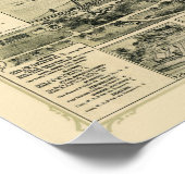 Derby, CT Panoramic Map - 1899 Poster (Ecke)