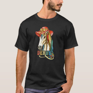 Derby Day 2021 Rennpferd Lila Hut T-Shirt