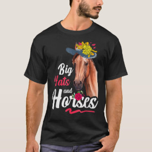 Derby Day 2022 Große Hüte Und Pferde T-Shirt