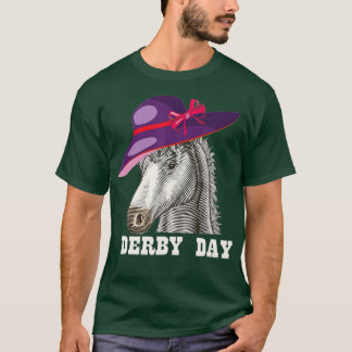 Derby Day 2022 lila Rennpferd  T-Shirt