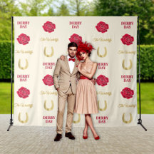 Derby Day Elfenbein Gold Rose Individueller Fotohi