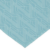 Derby Day Party Elfenbeinmuster Türkis Kurzer Tischläufer (Ecke)